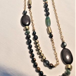 Two Strand Beaded Necklace